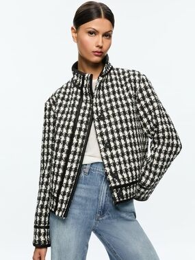 Alice + Olivia Tweed Coat